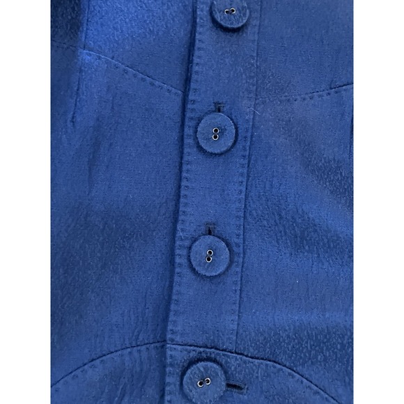 Anne Klein Suit & Skirt Set Blue Sz 10  Skirt Blazer Jacket - Picture 3 of 9